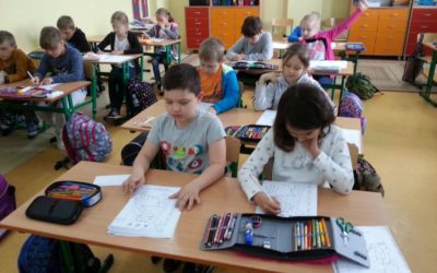 Zajęcia z pedagogami szkolnymi w klasie 1 b