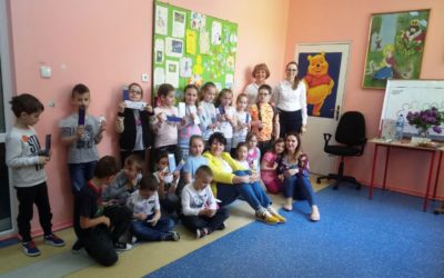Spotkanie biblioteczne klasy 1a w ramach Dni Otwartych Bibliotek Miejskich