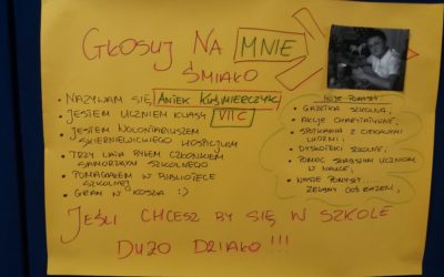 Kampania wyborcza do Zarządu Samorządu Uczniowskiego