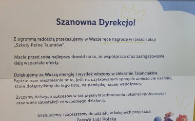 Akcja Lidla „Szkoły Pełne Talentów” już za nami