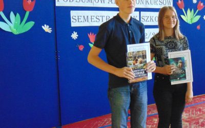 Podsumowanie konkursów w II semestrze roku szkolnego 2022/2023 budynek A