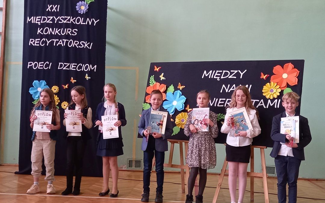XXI Międzyszkolny Konkurs Recytatorski „Poeci dzieciom”