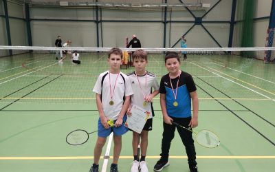 Badminton!!! Trzy złote medale!!!