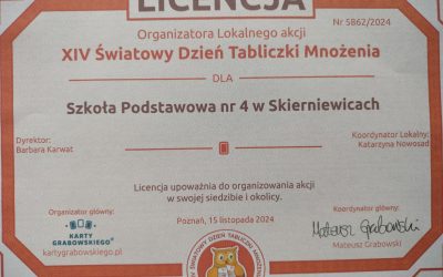 Światowy Dzień Tabliczki Mnożenia