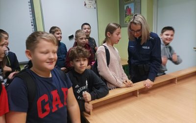 Spotkaniu z aspirant Katarzyną Kurkowską