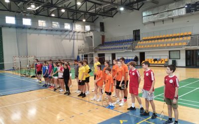 5 miejsce w województwie (badmintonie chłopców)