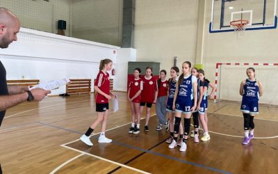 II miejsce dziewcząt kl. VI w koszykówce 3×3