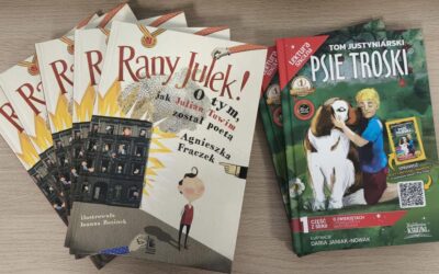 Biblioteka szkolna budynek B zaprasza młodych czytelników po nowości