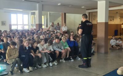 Apel poświęcony bezpieczeństwu bud. A